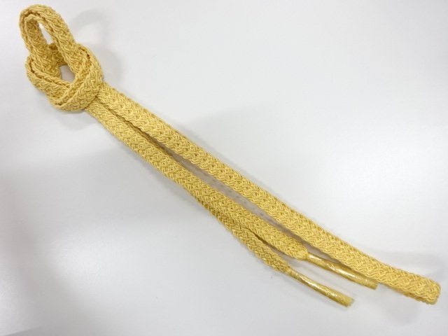 未使用品　正絹　夏手組帯締め